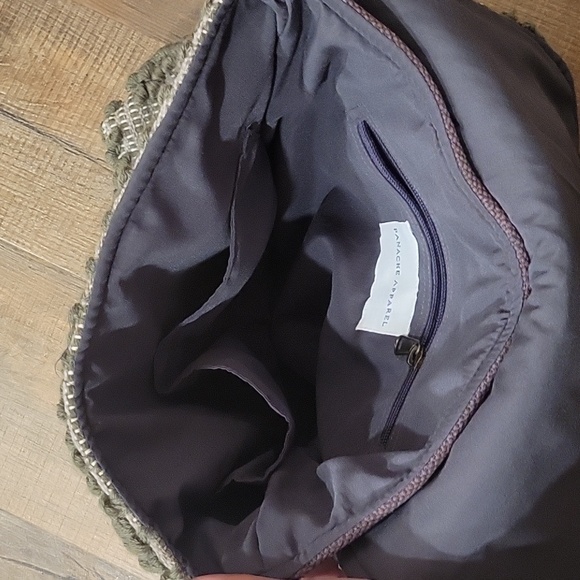 NWOT Grey Diamond Pattern Rucksack Backpack - Picture 5 of 6